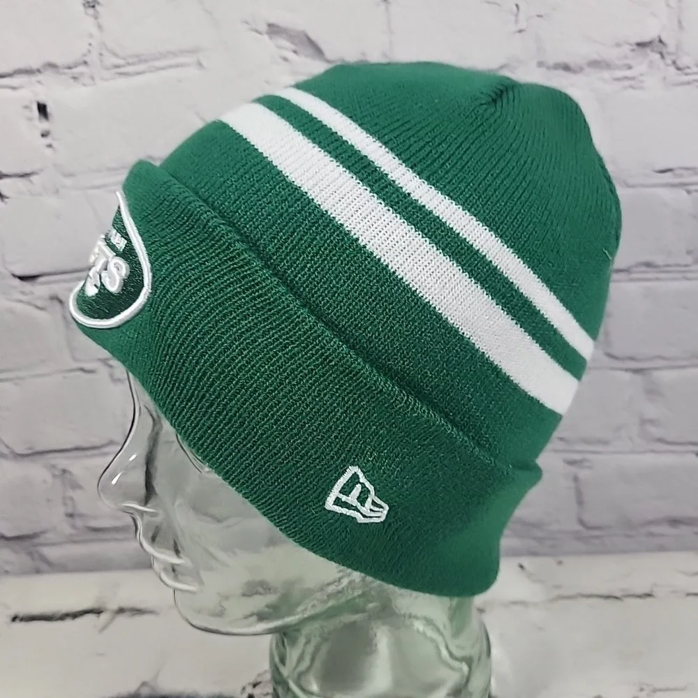 New York Jets NFL‎ Beanie Hat Unisex One Size Green New Era Warm Winter Ski Cap